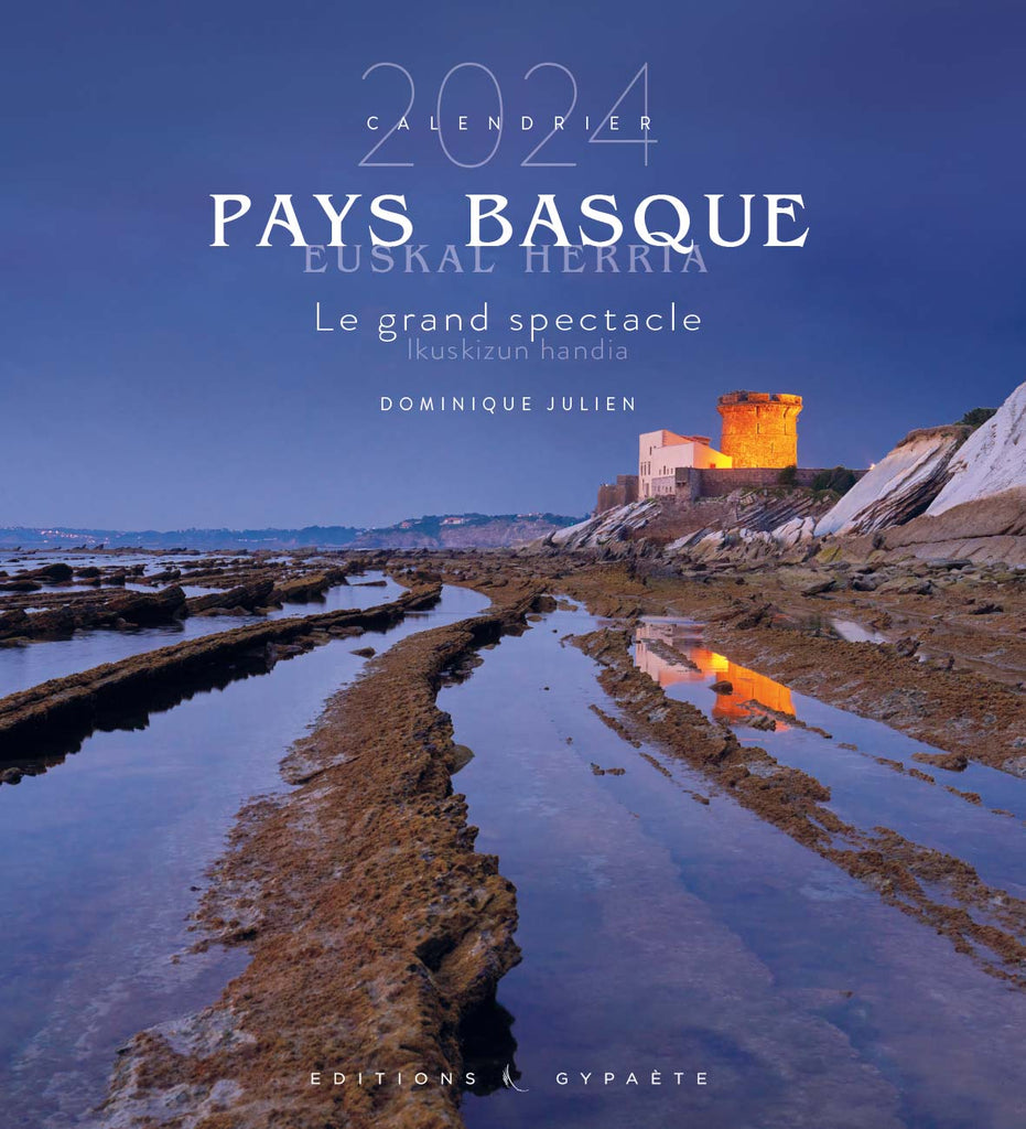 Calendrier chevalet Pays Basque en aquarelles 2024 - Cécile Van
