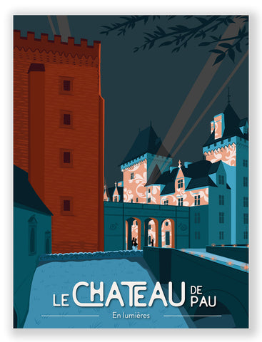 Affiche Pau - Le château de Pau
