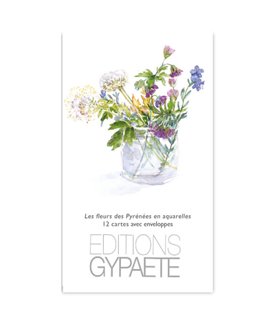 Coffret cartes postales "Les fleurs des Pyrénées en aquarelles" by Béatrice Dussarps