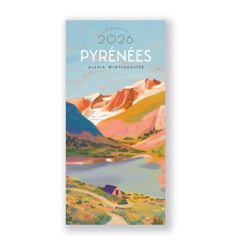 Calendrier Pyrénées illustré 2026