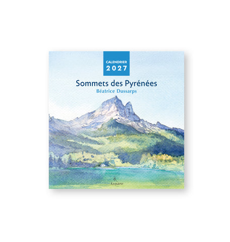 Sommets des Pyrénées - Calendrier chevalet 2027