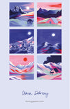Cartes postales "Les joies de l'hiver" N°8 by Clara Debray