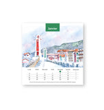 Pays Basque en aquarelles - Calendrier chevalet 2027
