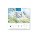 Sommets des Pyrénées - Calendrier chevalet 2027