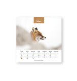 Animaux sauvages des Pyrénées - Calendrier chevalet 2027