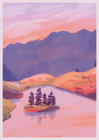 Print - Lac de Bastampe 2027 - Alexia Winterhalter