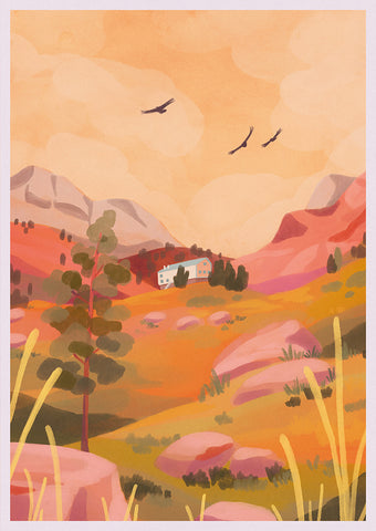Print - Refuge de Campana de Cloutou 2027 - Alexia Winterhalter