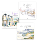 Coffret Les Pyrénées en aquarelles