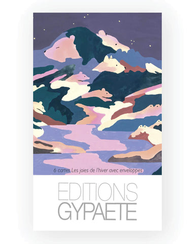 Cartes postales "Les joies de l'hiver" by Marine Schneider