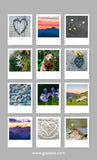 Pochette de 12 cartes "polaroid" Pyrénées-Eté