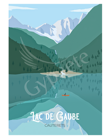 Affiche Légende - Lac de Gaube